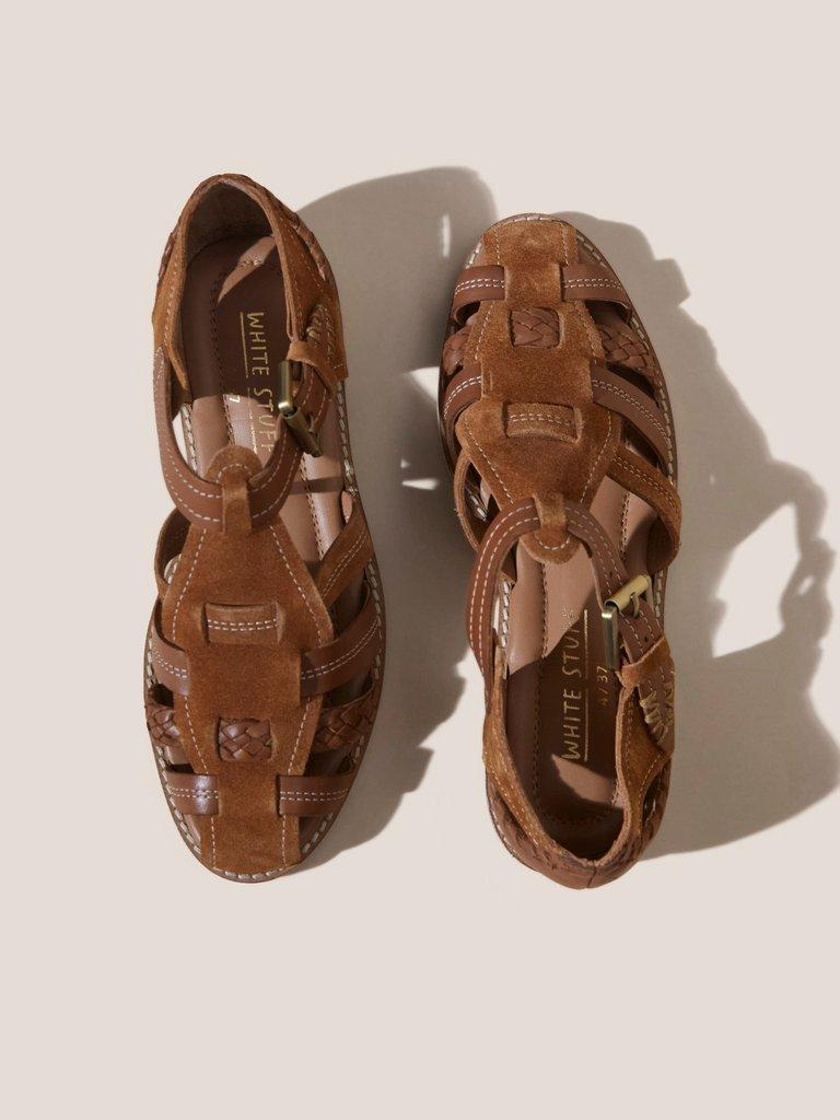 Tan store fisherman sandals