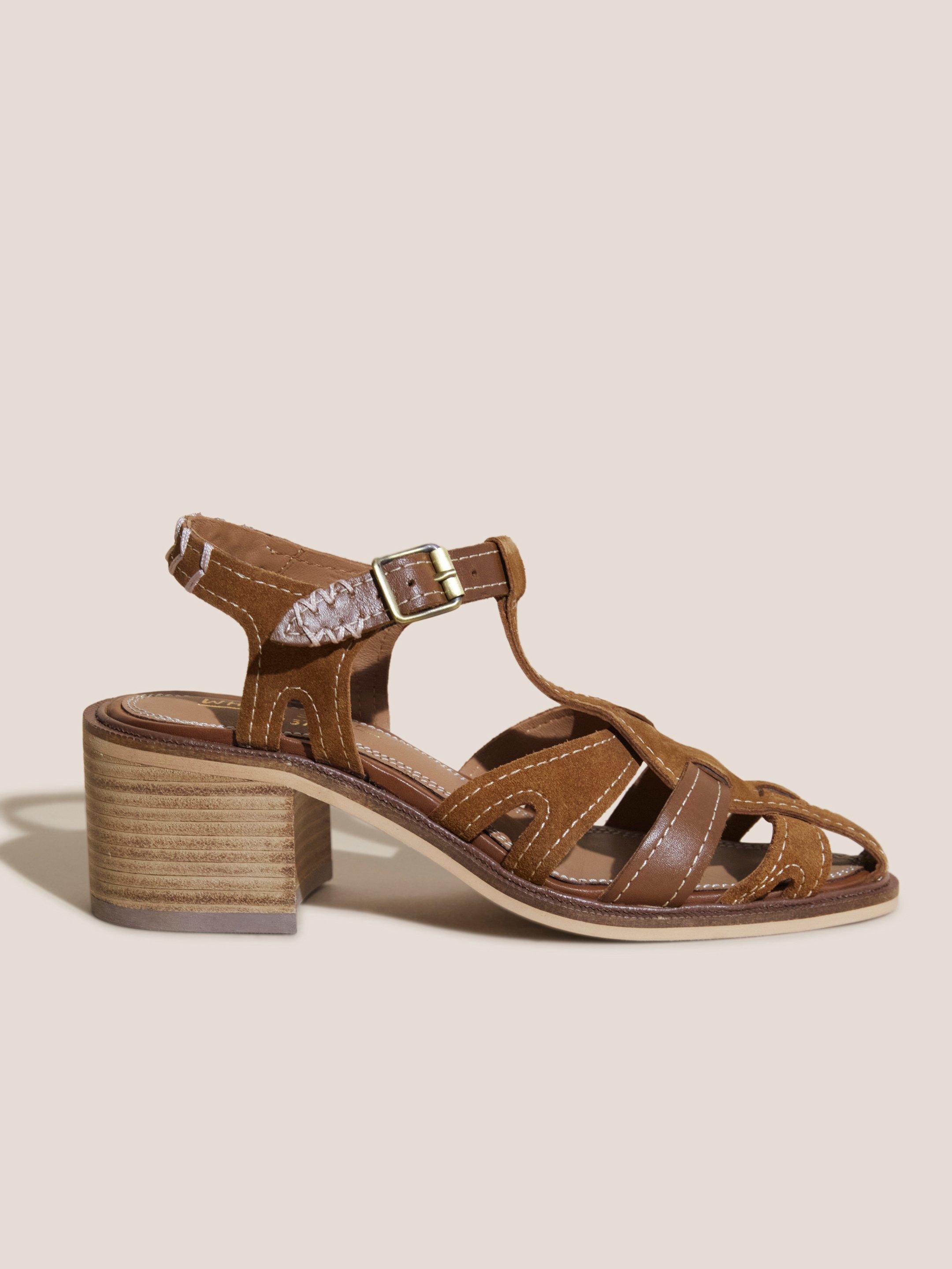 Heeled 2024 fisherman sandals