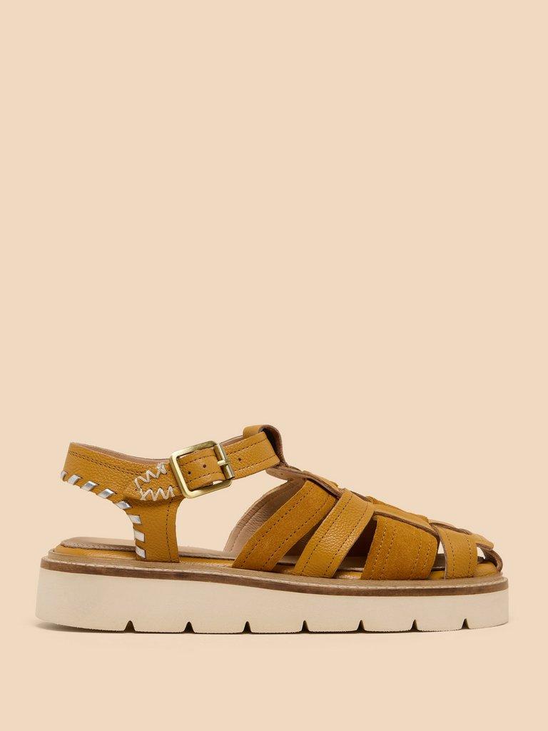 Chunky Fisherman Sandal in DP YELLOW - LIFESTYLE