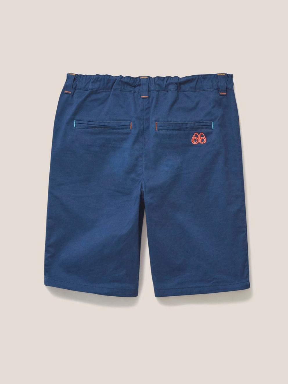 Cole Chino Short in DARK NAVY - FLAT BACK