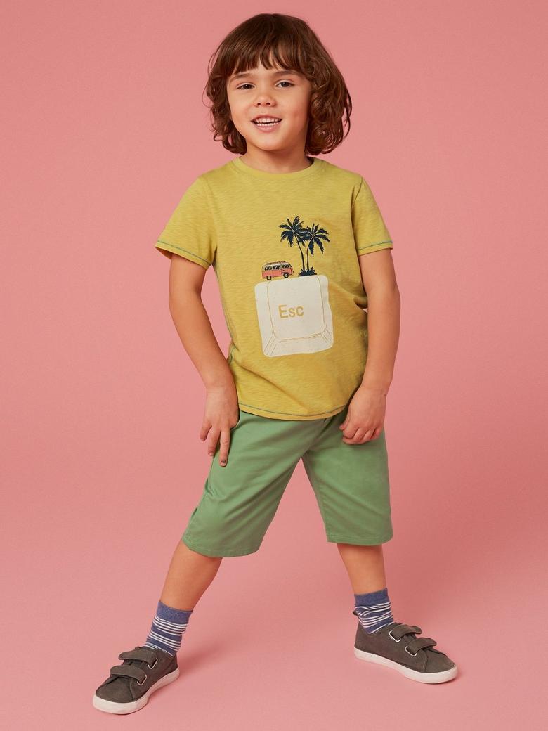 White Stuff Cole Boys Chino Shorts Smart Casual Stretchy Waist Kids Bottoms
