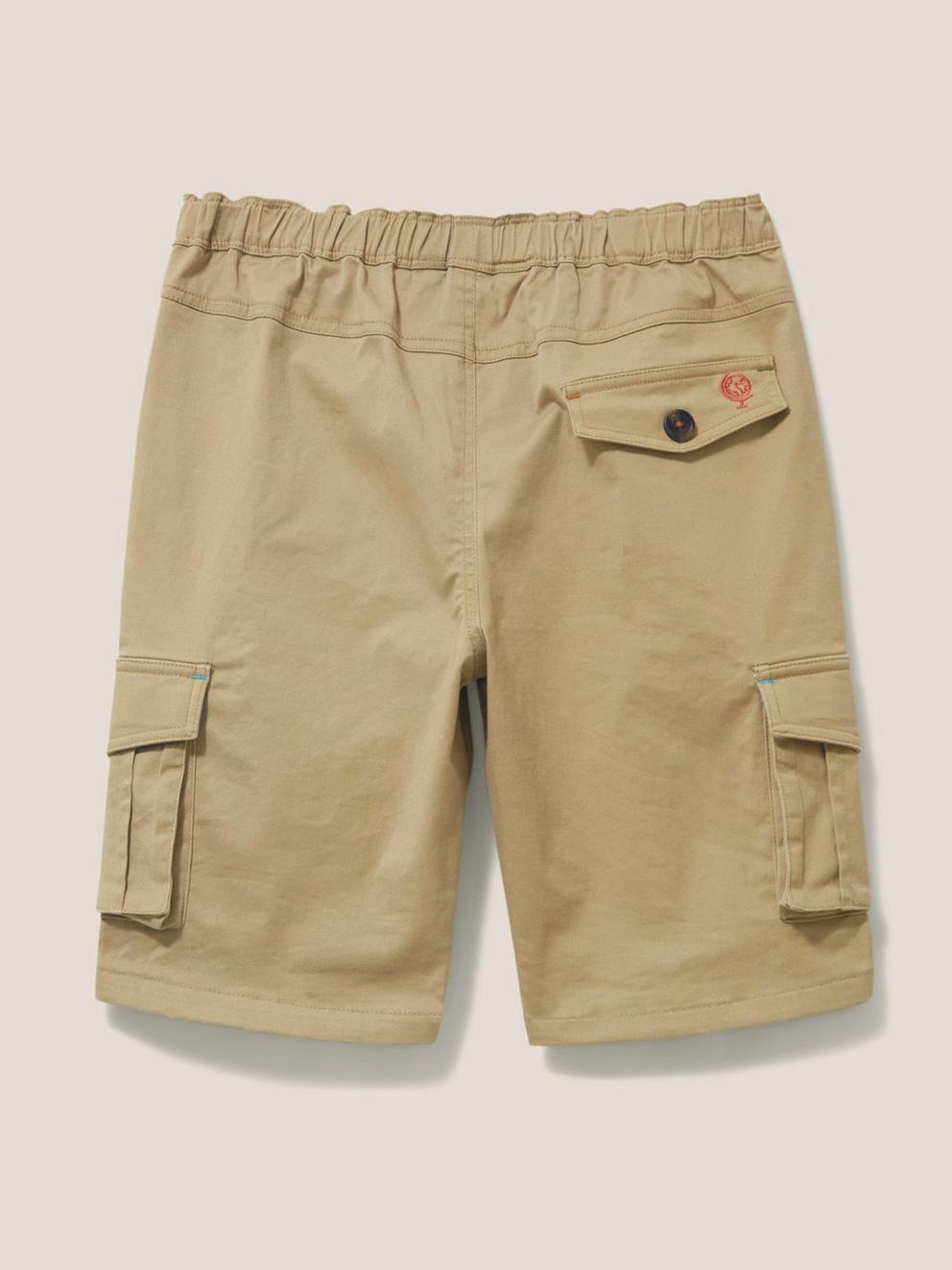 Carter Cargo Short in LGT NAT - FLAT BACK