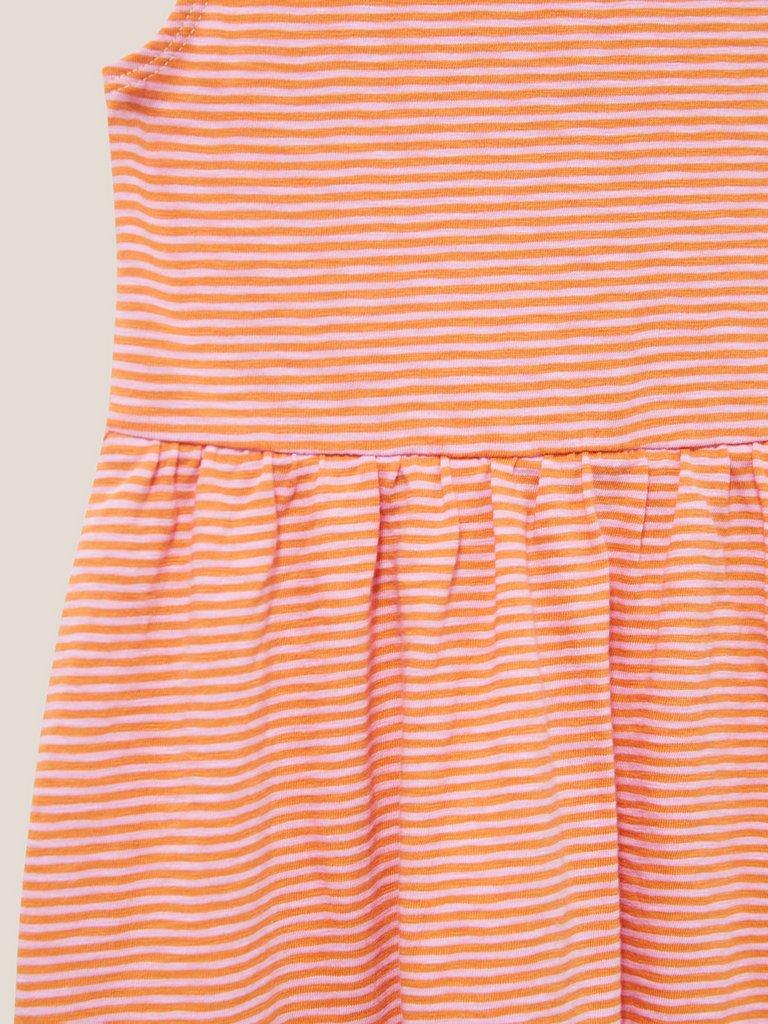 Casey Striped Sleeveless Dress in PINK MLT - FLAT DETAIL