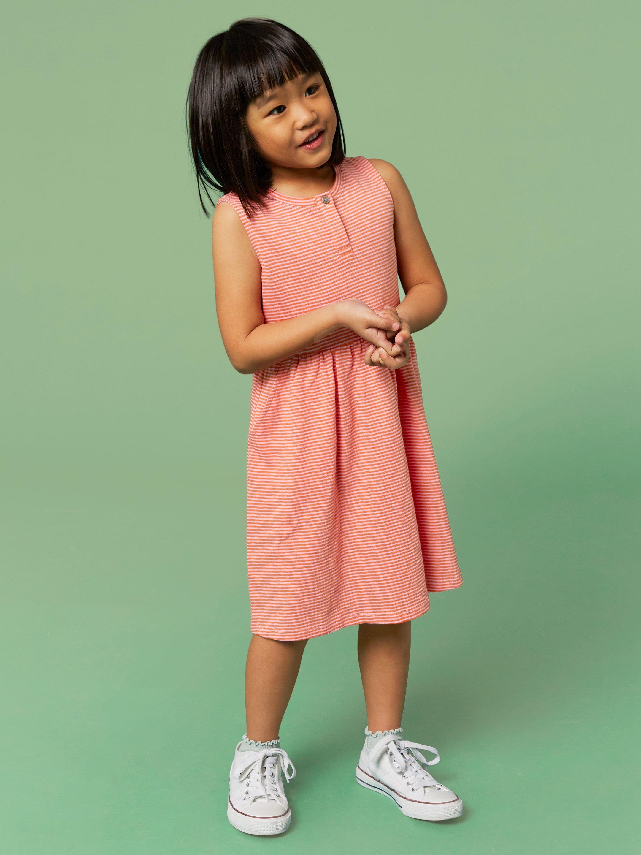 Casey Striped Sleeveless Dress in PINK MLT - LIFESTYLE