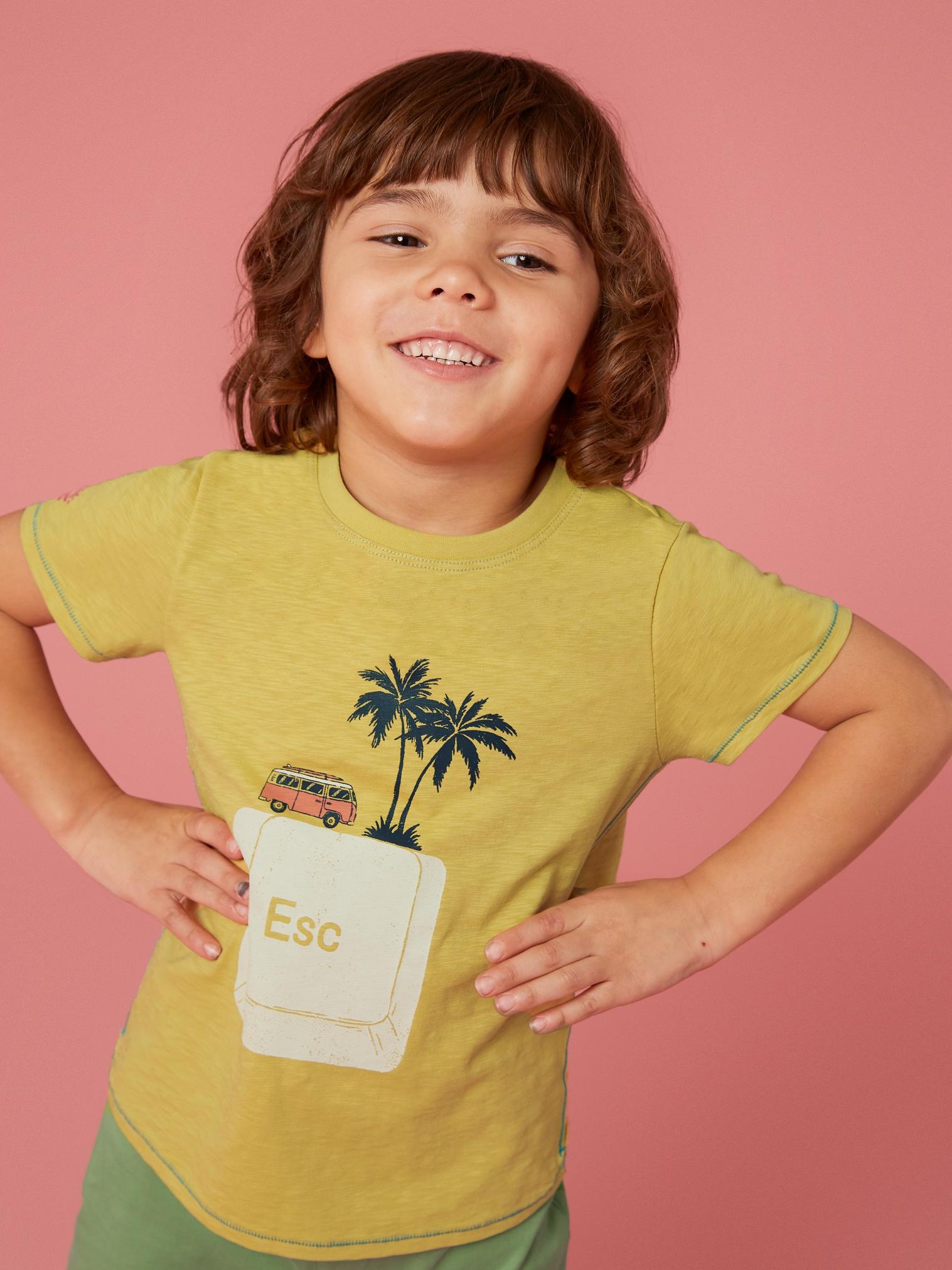 Escape Graphic T Shirt in YELLOW PR - LIFESTYLE