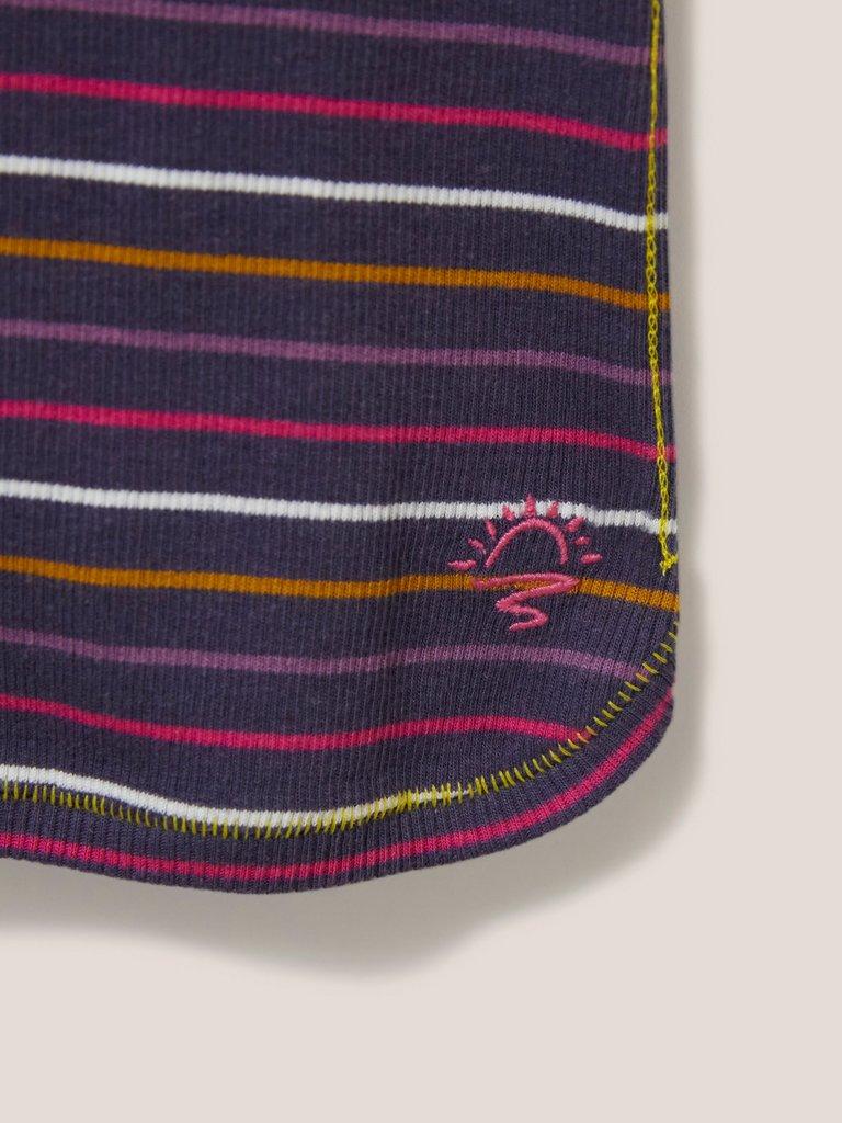 Mini Sherbert Striped Vest in PURPLE MULTI | White Stuff