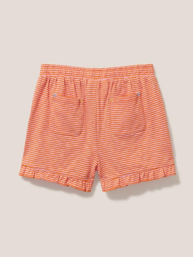 Renee Striped Frill Shorts in PINK MLT - FLAT BACK