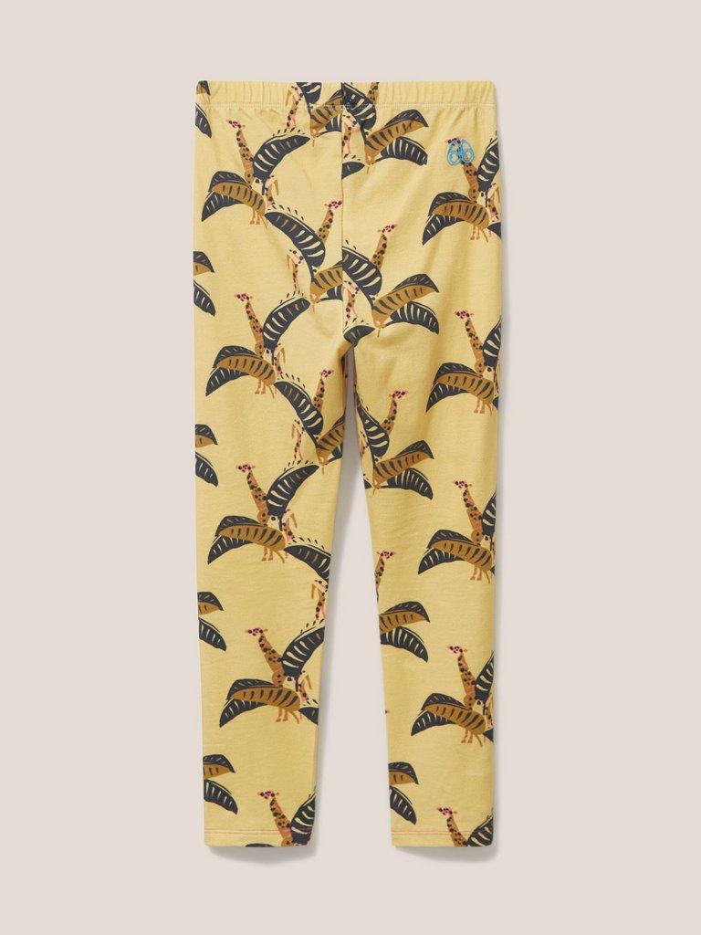 Printed Leggings in YELLOW MLT - FLAT BACK