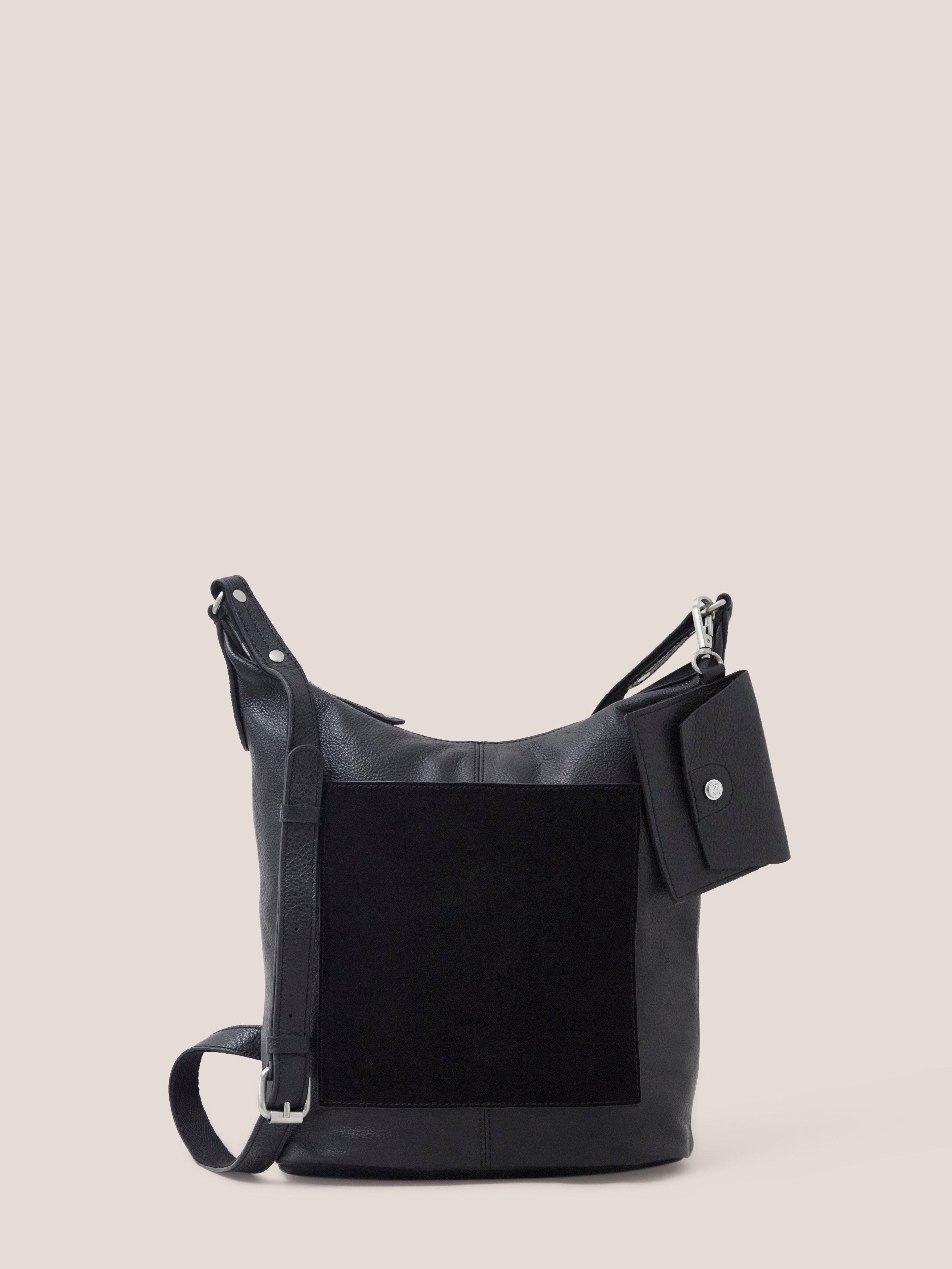 Fern Leather Casual Crossbody Bag in PURE BLK - LIFESTYLE