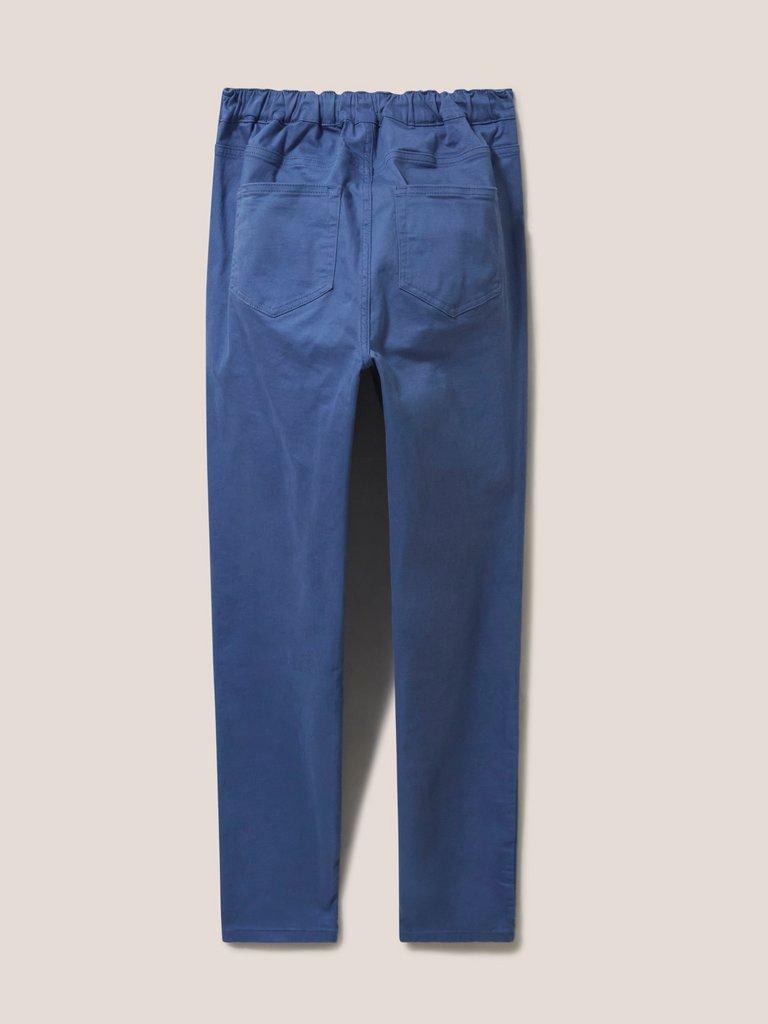 Janey Skinny Leg Jegging in MID BLUE - FLAT BACK