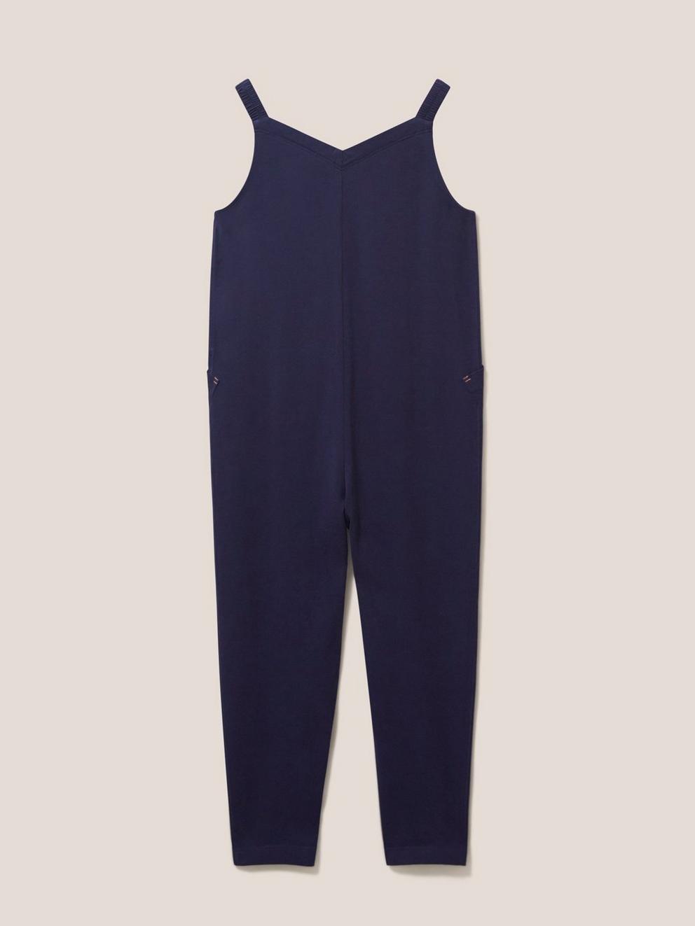 Mini Me Selina Jumpsuit in DARK NAVY - FLAT BACK