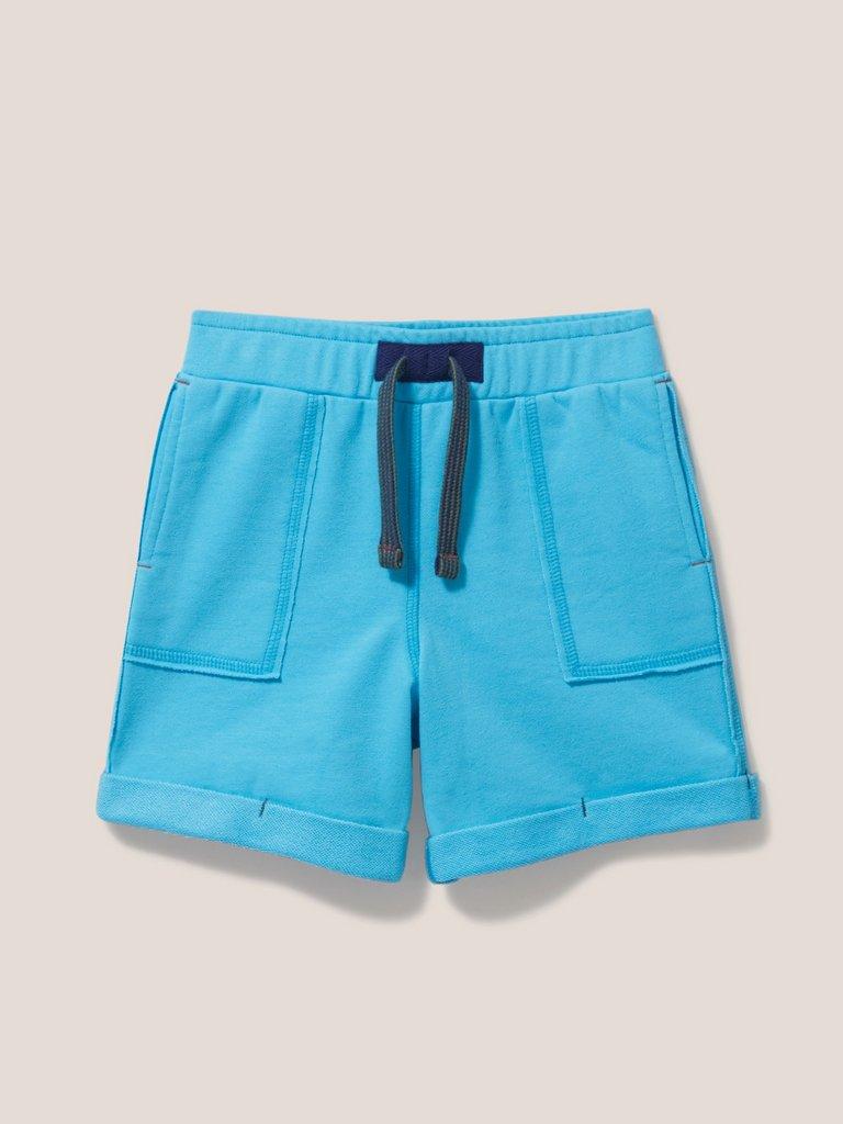 Jersey Short in BRT BLUE - FLAT FRONT