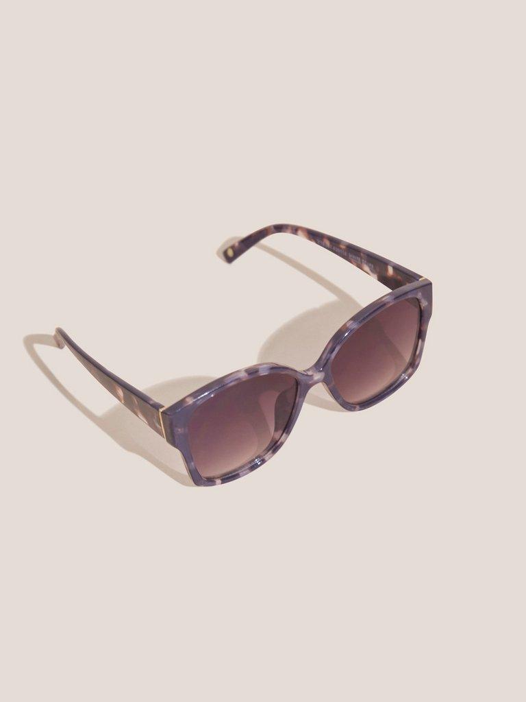 Angled Cateye Sunglasses in GREY MLT - FLAT DETAIL
