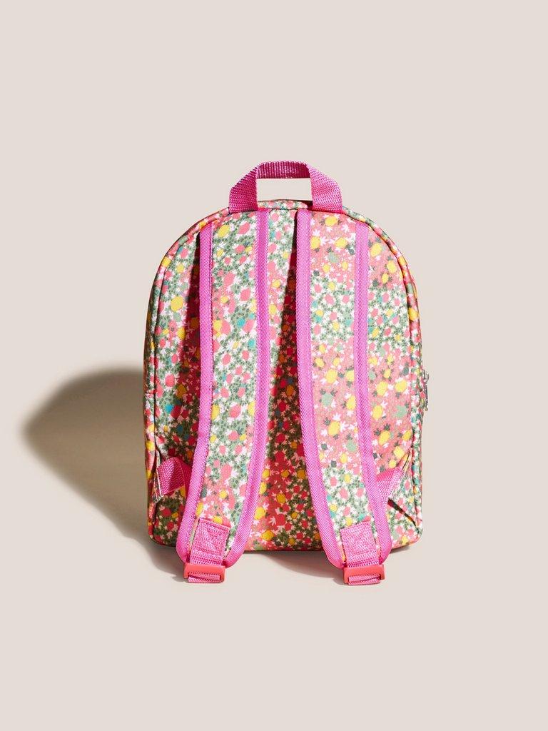 Girls Backpack in PINK MLT - FLAT BACK