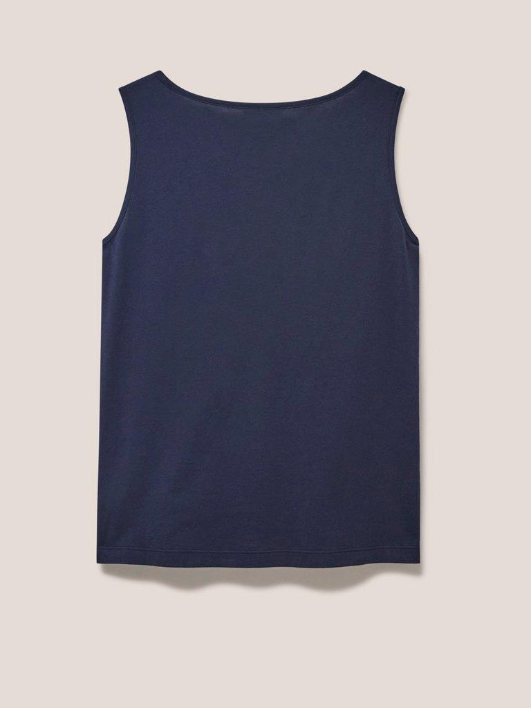 URBAN JERSEY VEST in FR NAVY - FLAT BACK