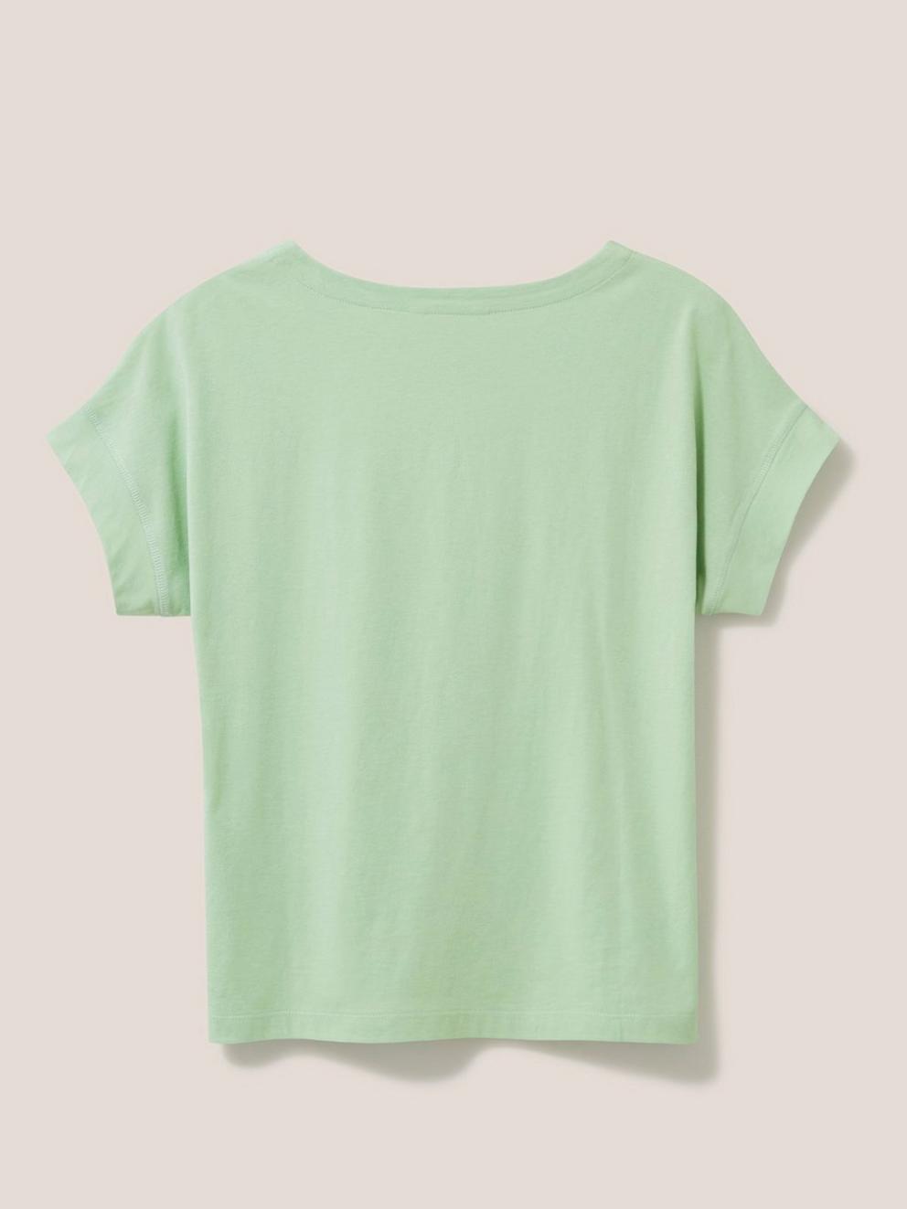 Urban Tee in MID GREEN - FLAT BACK