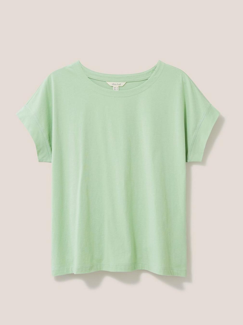 Urban Tee in MID GREEN - FLAT FRONT