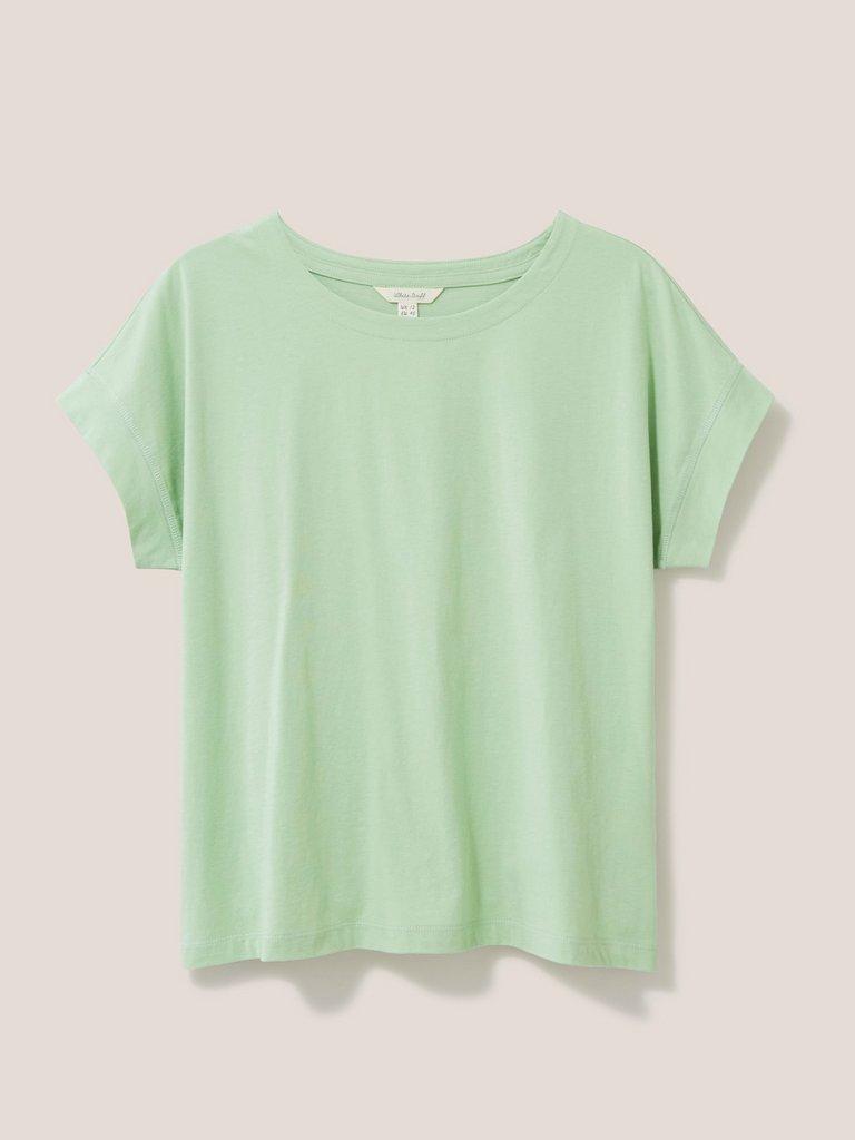 Urban Tee in MID GREEN - FLAT FRONT