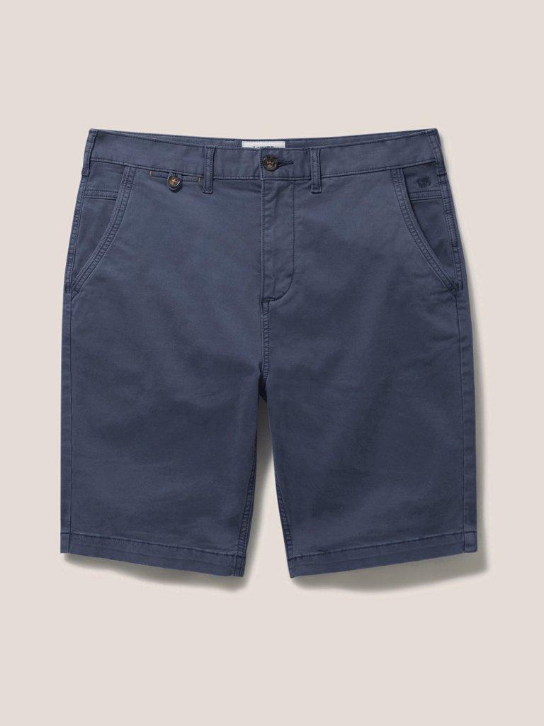 Sutton Slim Fit Chino Short in DARK NAVY - FLAT FRONT