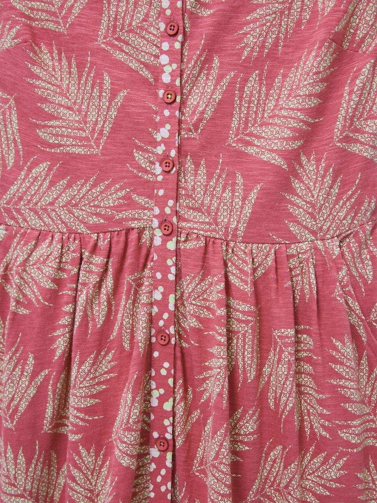 Pearl Midi Jersey Dress in PINK MLT - FLAT DETAIL