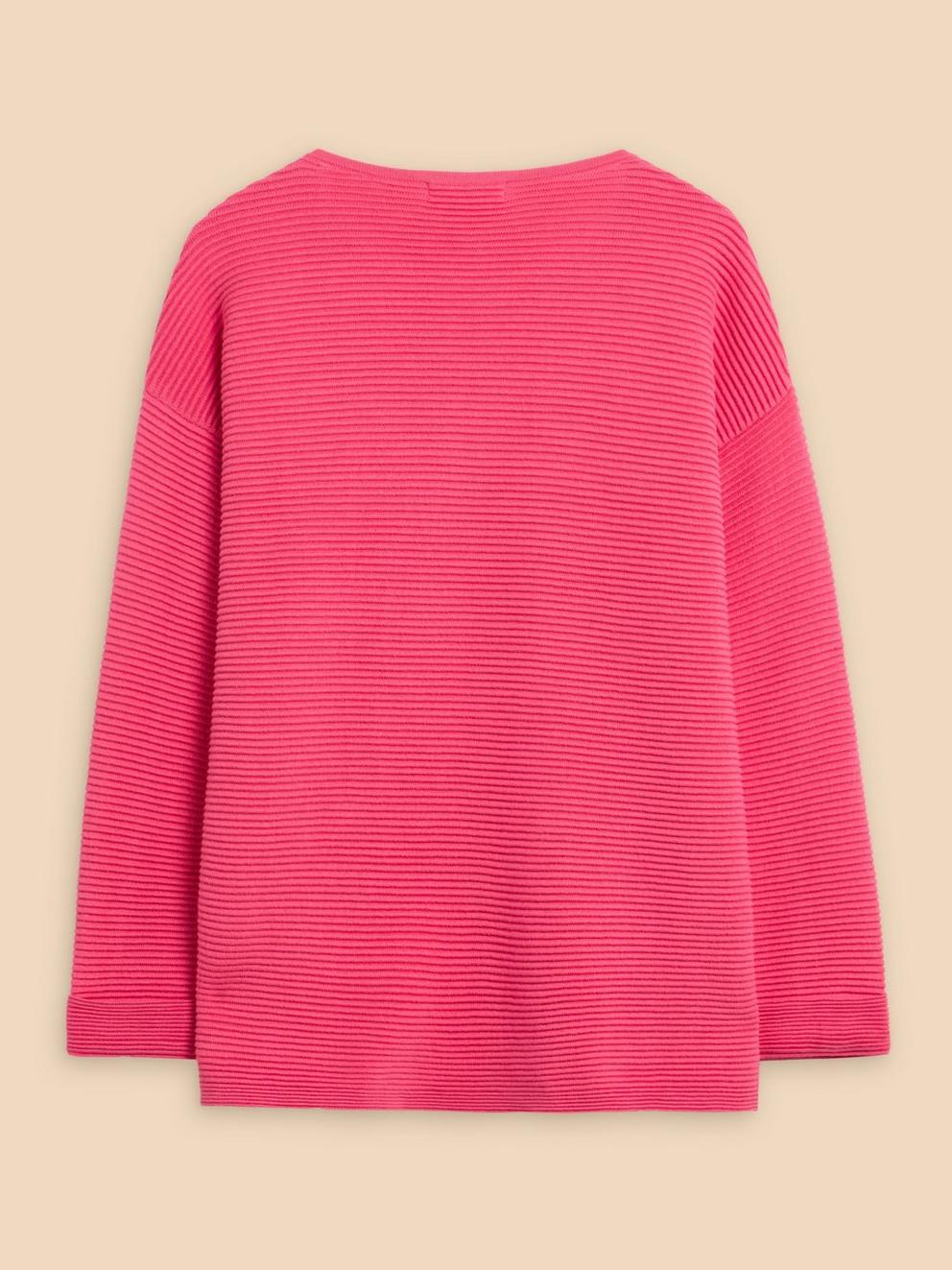 JANA JUMPER in MID PINK - FLAT BACK