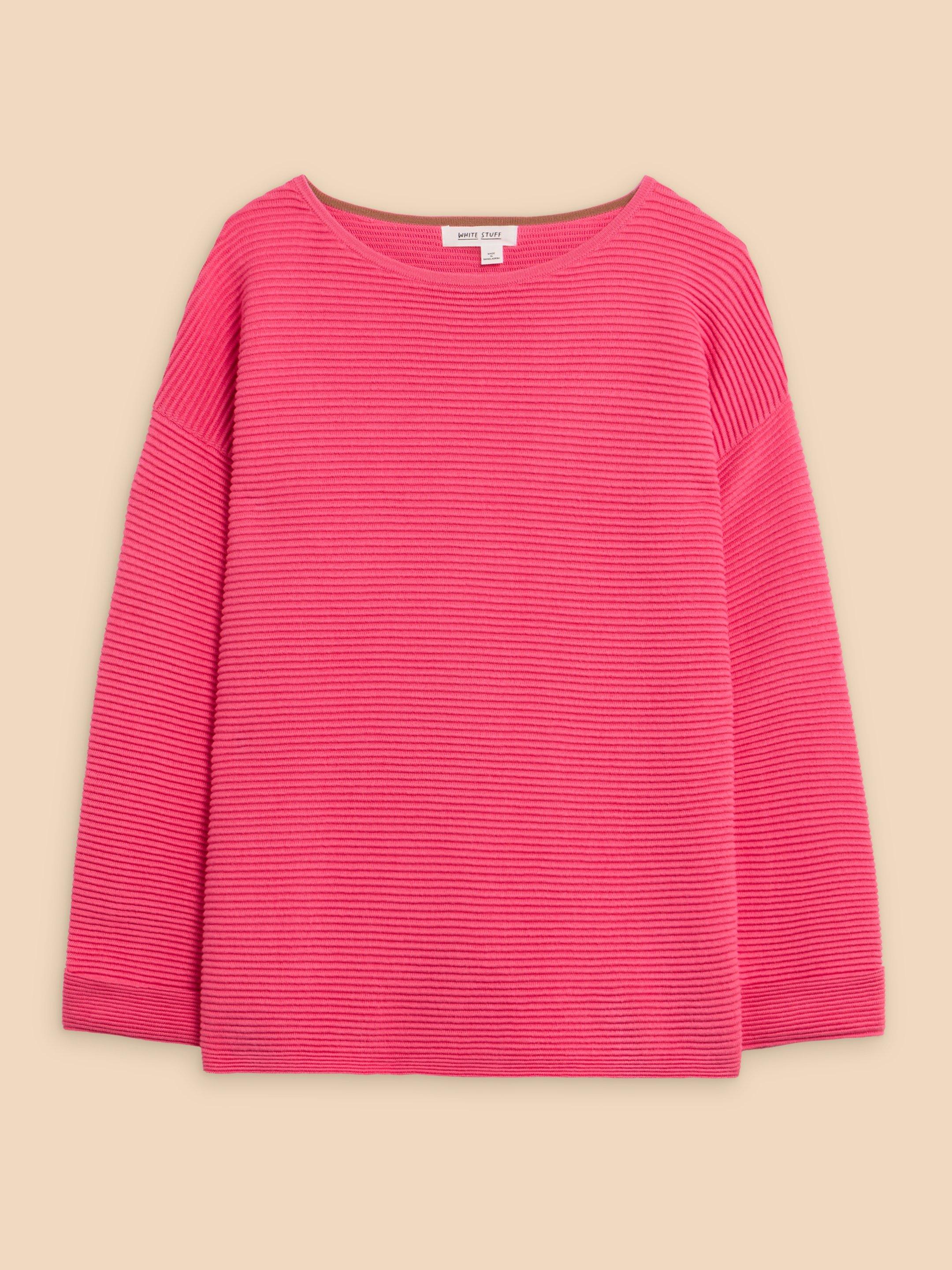 JANA JUMPER in MID PINK - FLAT FRONT