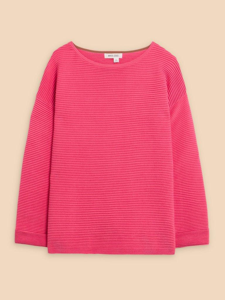 JANA JUMPER in MID PINK - FLAT FRONT