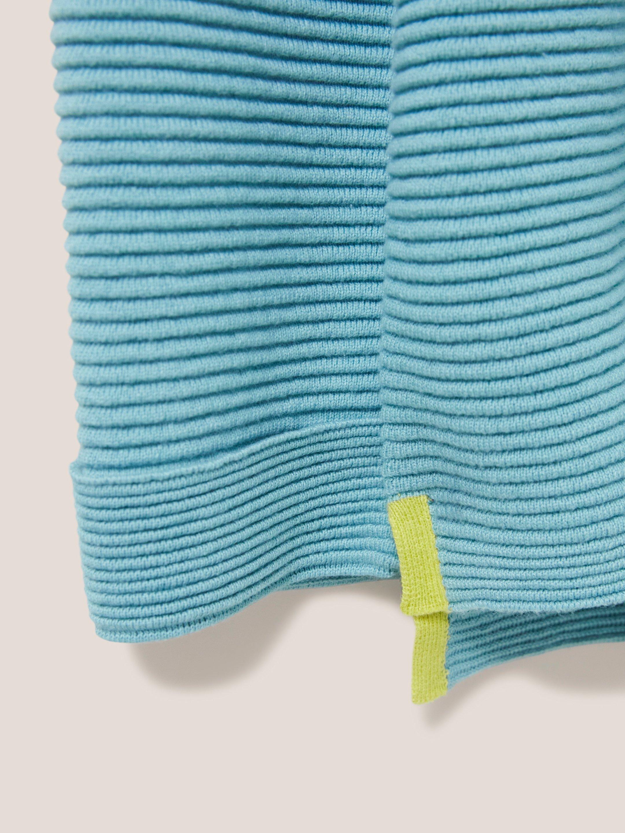 Nastia Teal Wool Blend Jumper