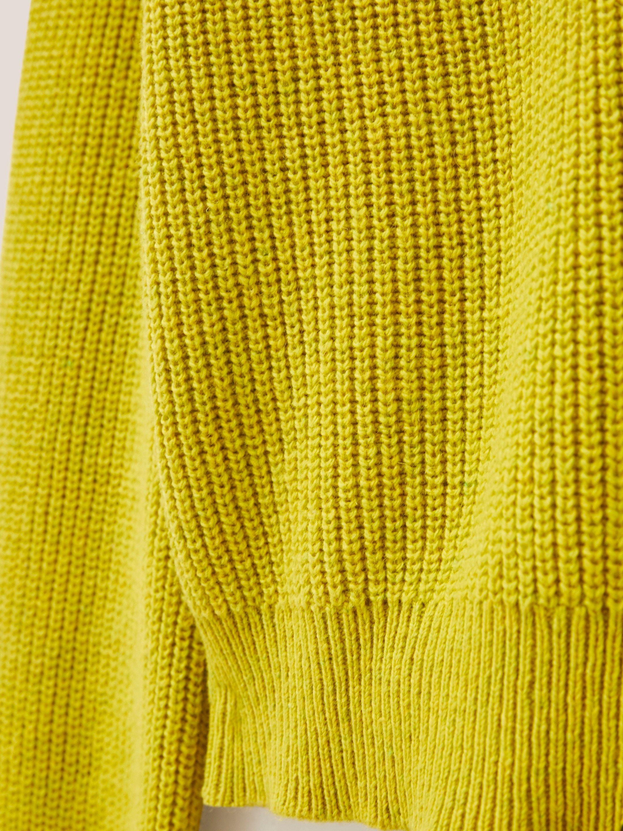 JENNIE RIB JUMPER in MID CHARTREUSE | White Stuff