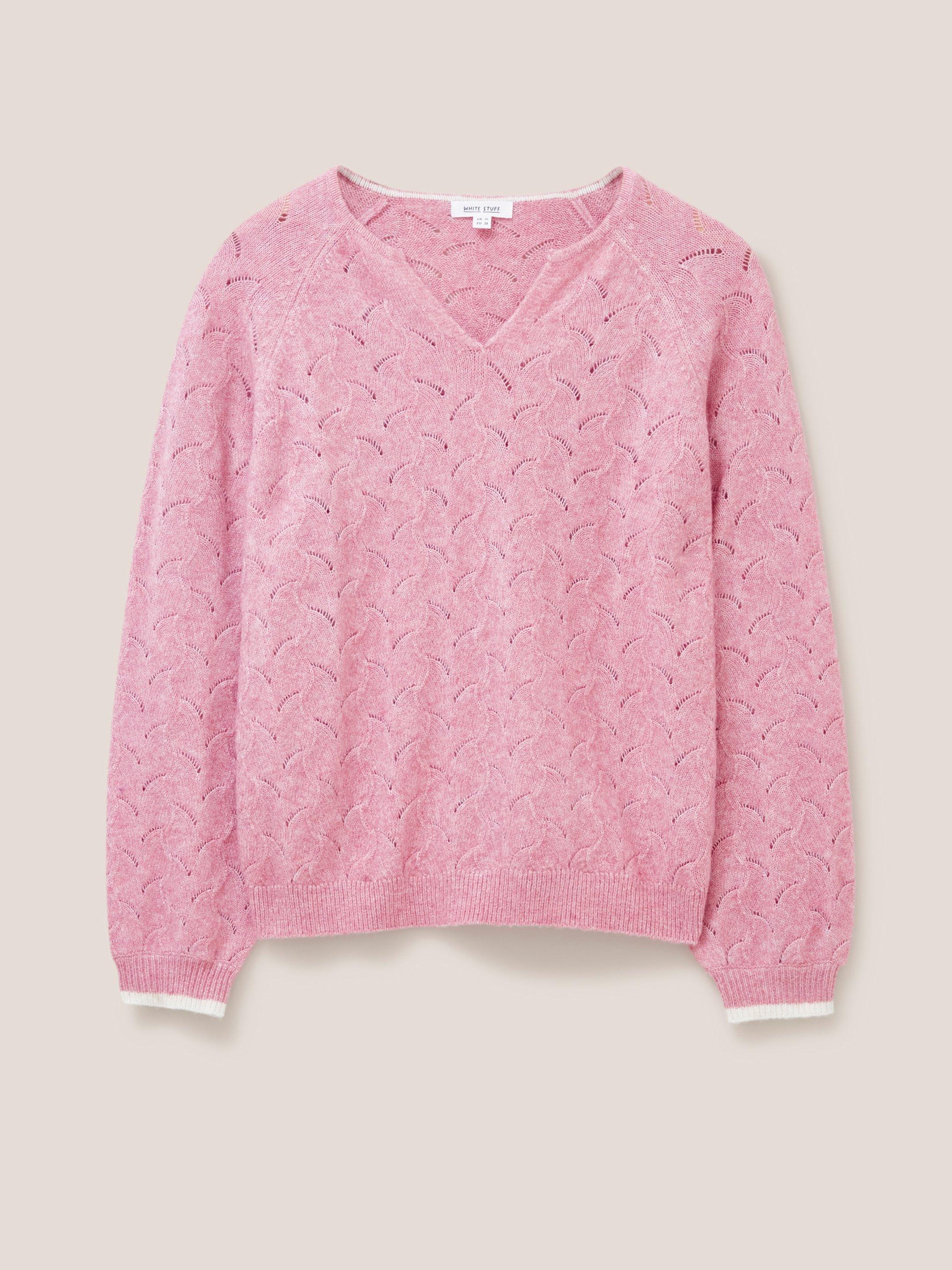JENNIE POINTELLE JUMPER in MID PINK - FLAT FRONT