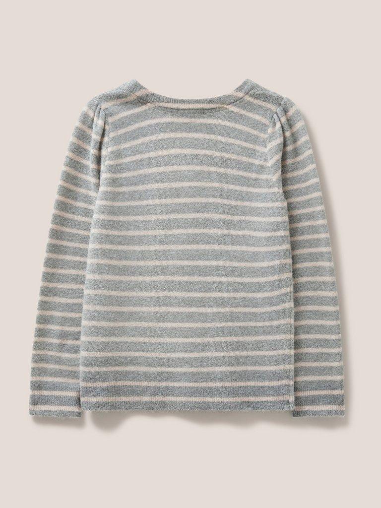 JULIE JUMPER in GREY MLT - FLAT BACK