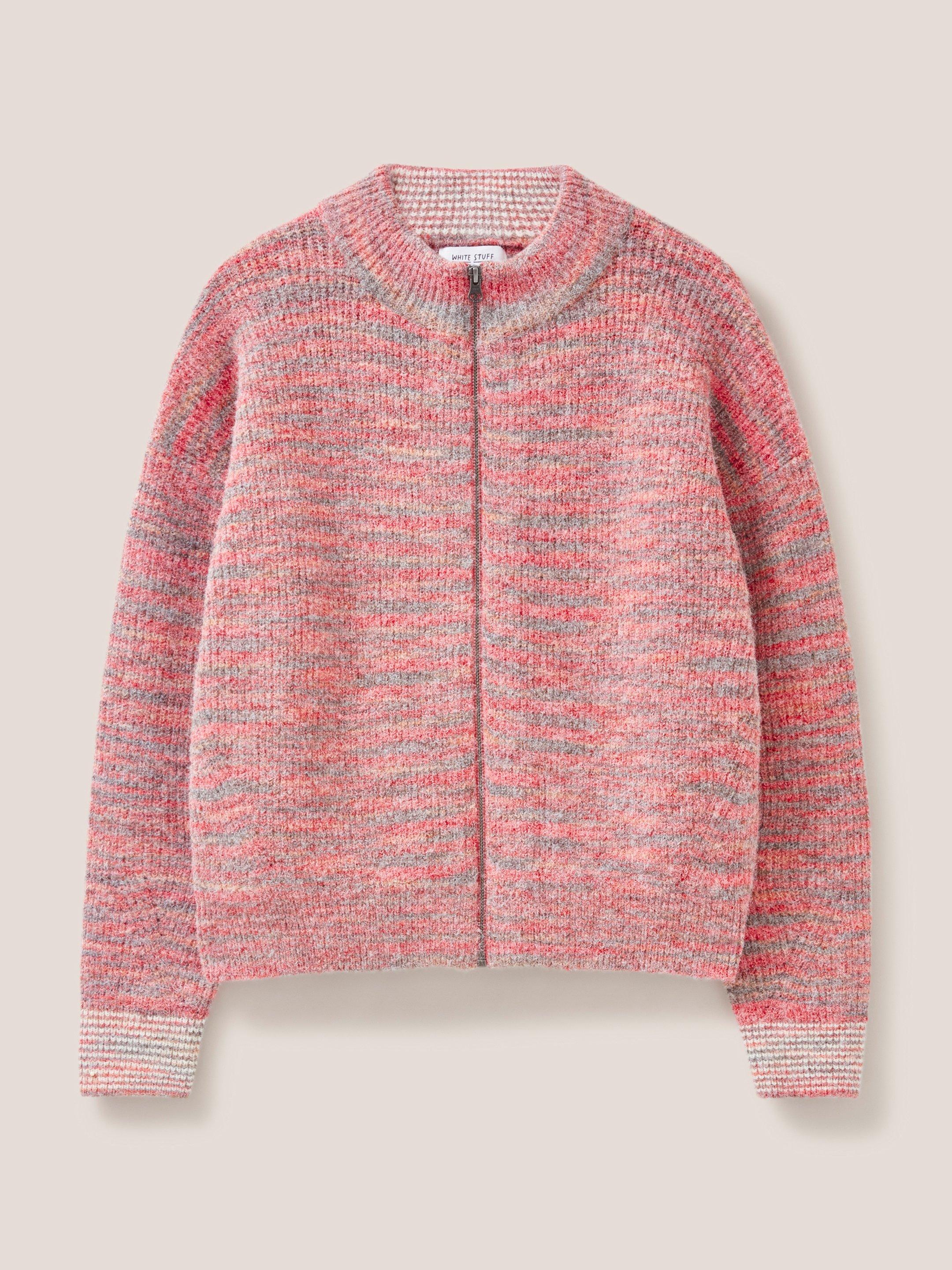 WEEKEND BOMBER in PINK MLT - FLAT FRONT