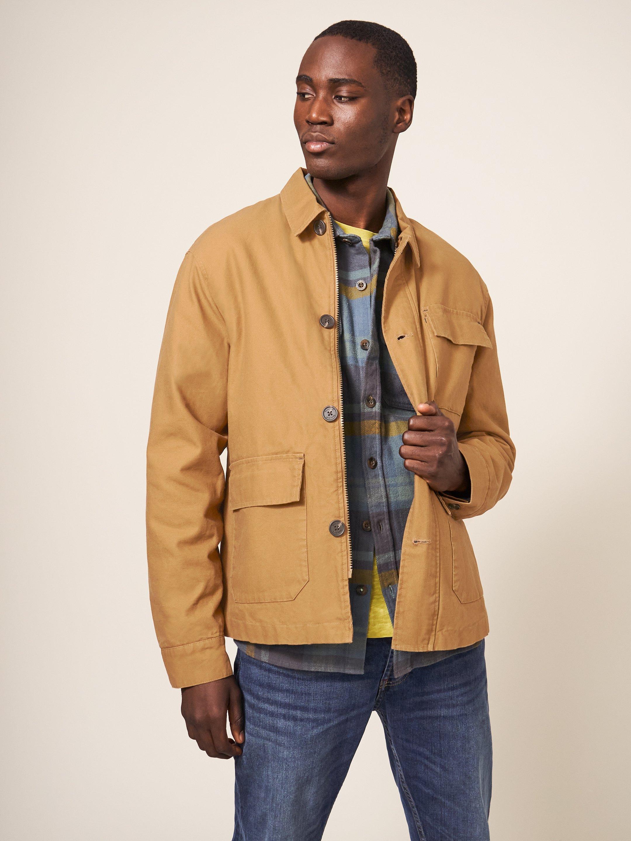 Tan canvas jacket on sale mens