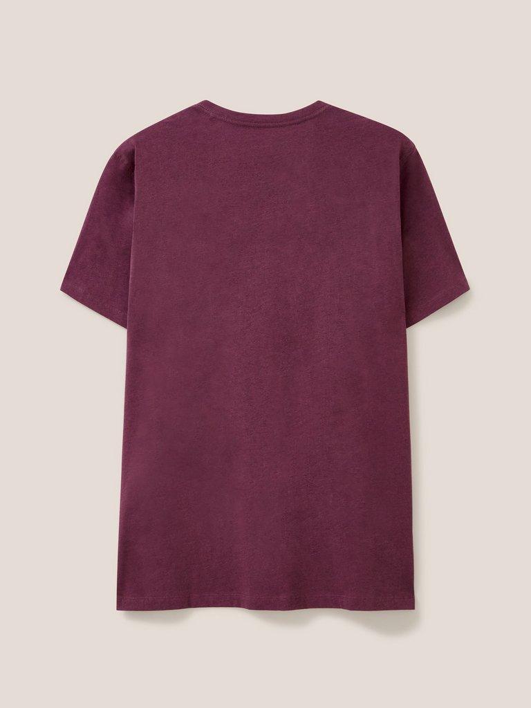 City Cruiser Graphic Tshirt in MID PLUM - FLAT BACK