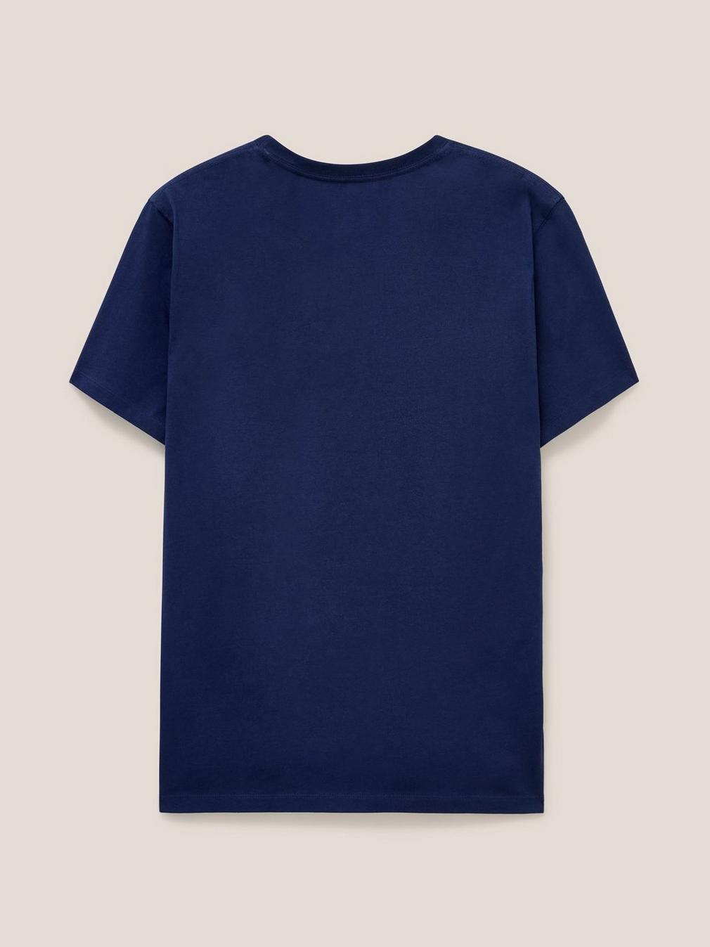 Foroyar Graphic Tshirt in FR NAVY - FLAT BACK