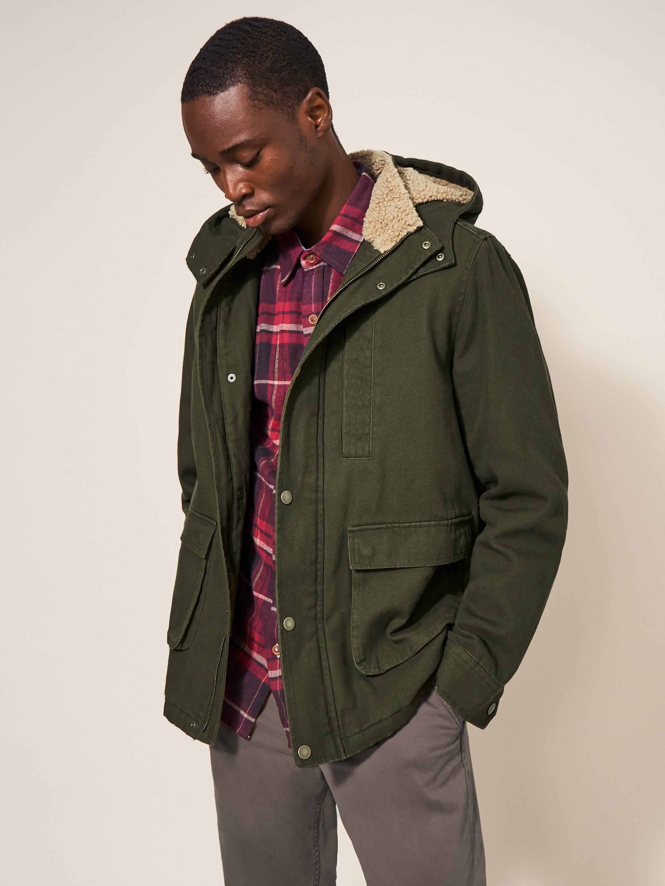 Mens hooded winter shop jackets on sale