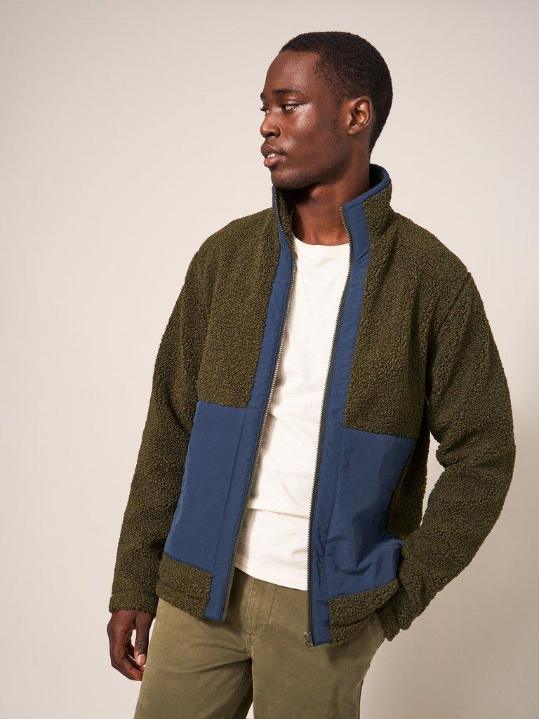 Green sherpa 2024 lined jacket