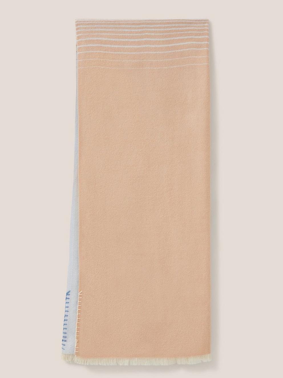 Selma Scarf Midweight in GREY MLT - FLAT BACK