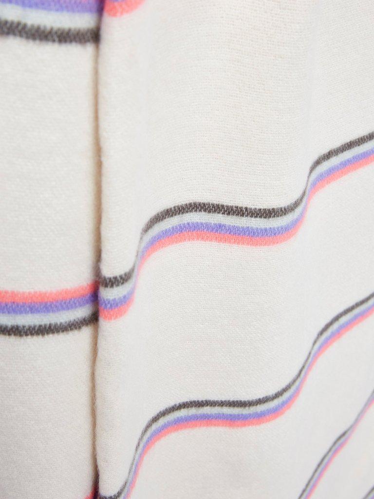 Selma Scarf Midweight in PINK MLT - FLAT DETAIL