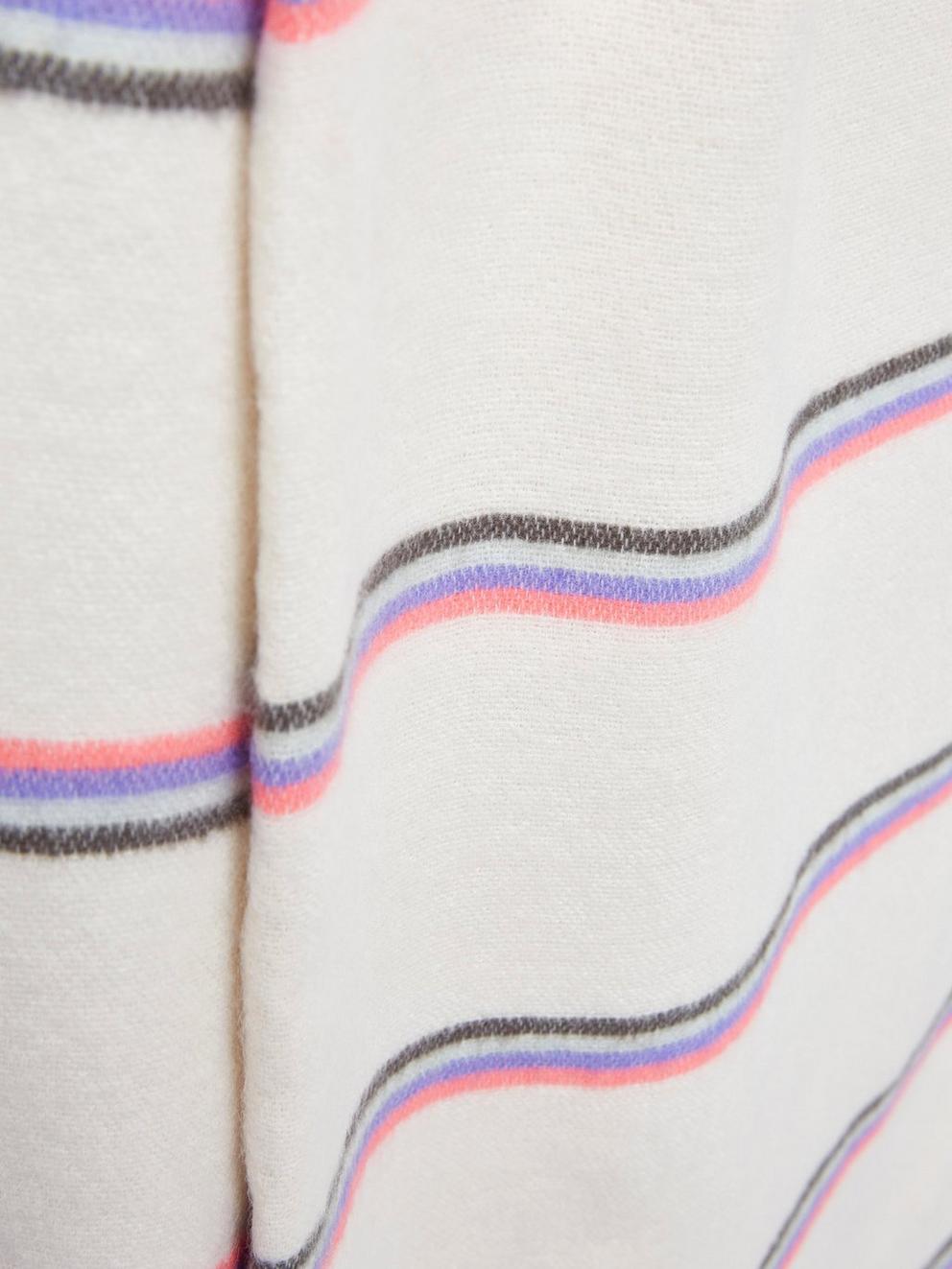 Selma Scarf Midweight in PINK MLT - FLAT DETAIL