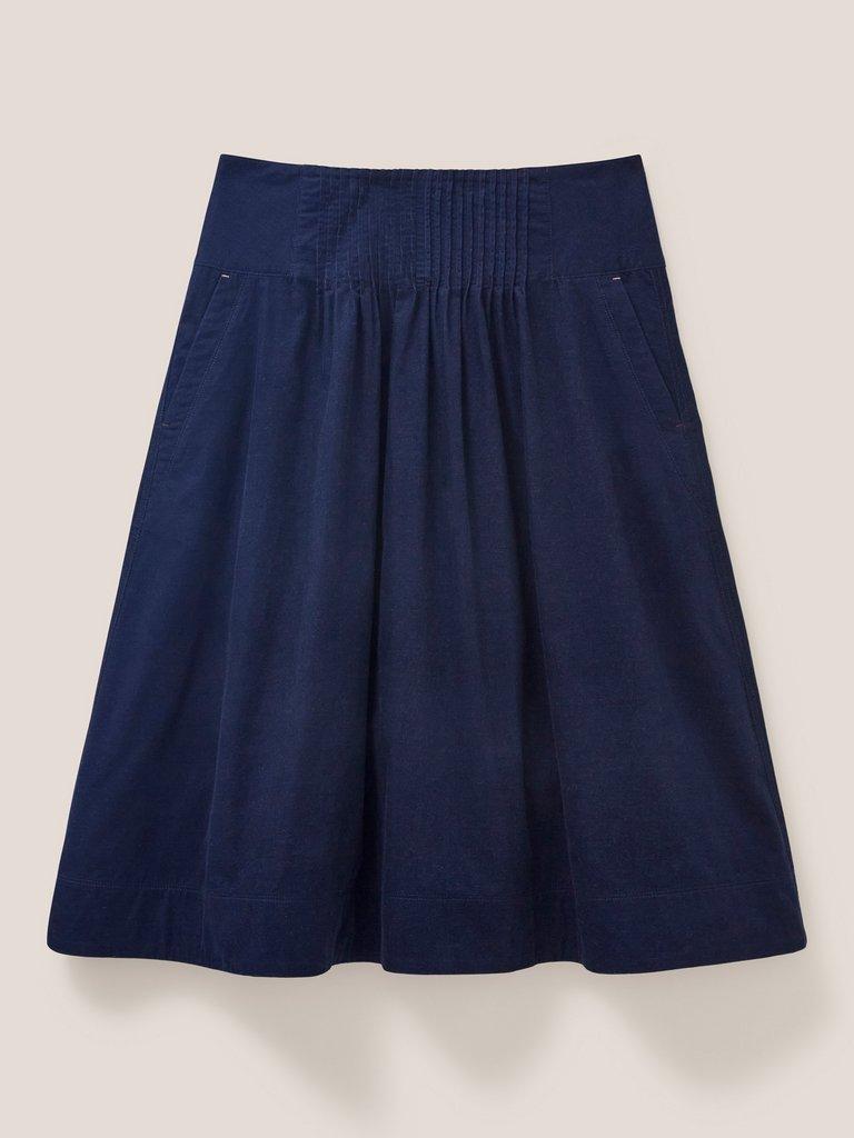 Navy blue overall store skirt