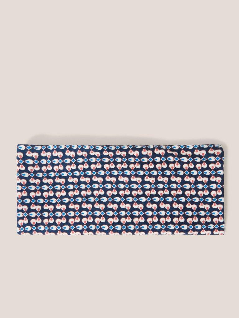 Reversible Jersey Roll in DK RED - FLAT DETAIL