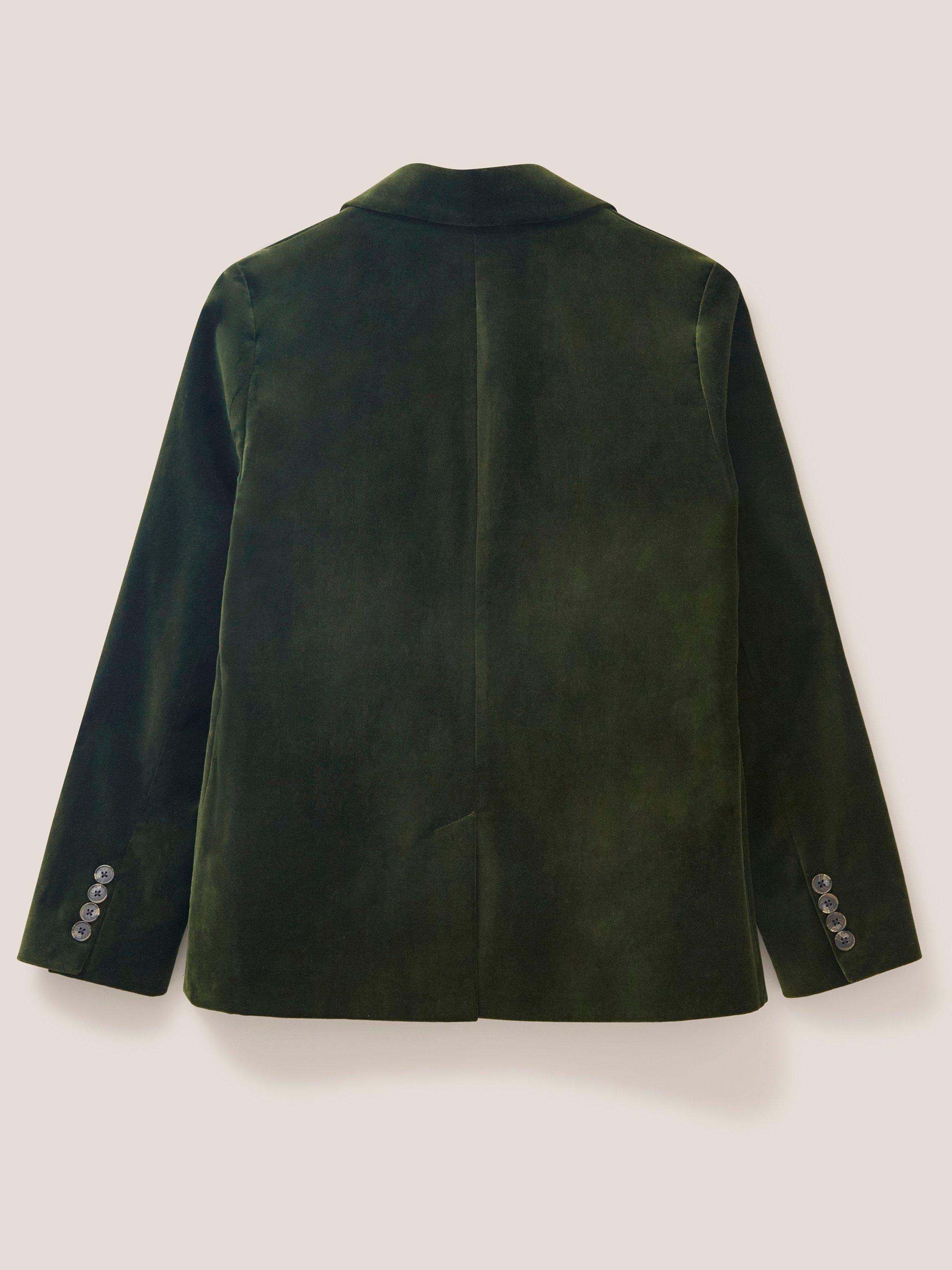 Suede hot sale green blazer