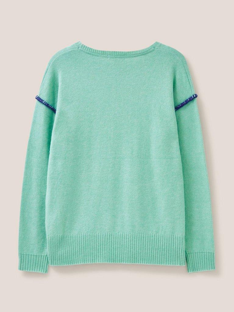 RIPPLE JUMPER in LGT GREEN - FLAT BACK