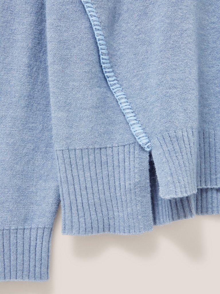 RIPPLE JUMPER in MID BLUE - FLAT DETAIL