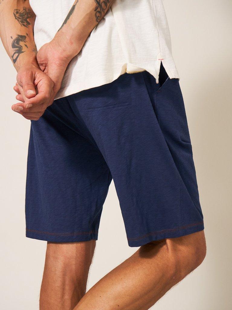 Robbie Jersey Short in FR NAVY - MODEL BACK