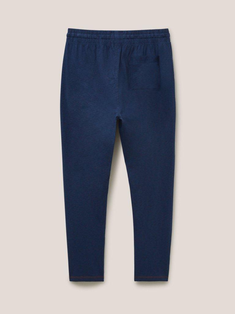 Robbie Jersey Trouser in FR NAVY - FLAT BACK