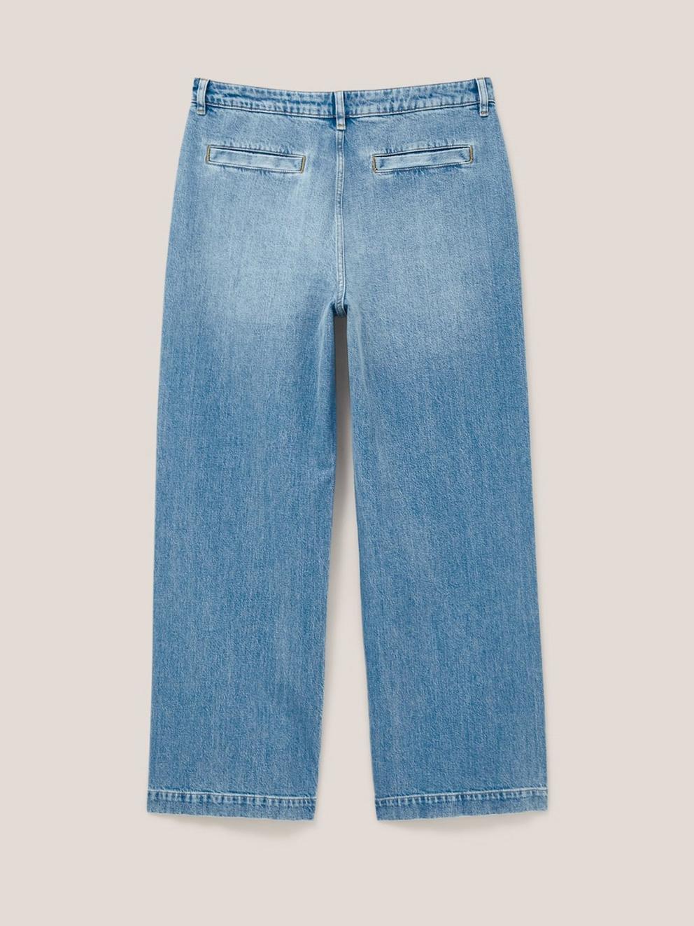 Sadie Wide Leg Jean in LGT DENIM - FLAT BACK