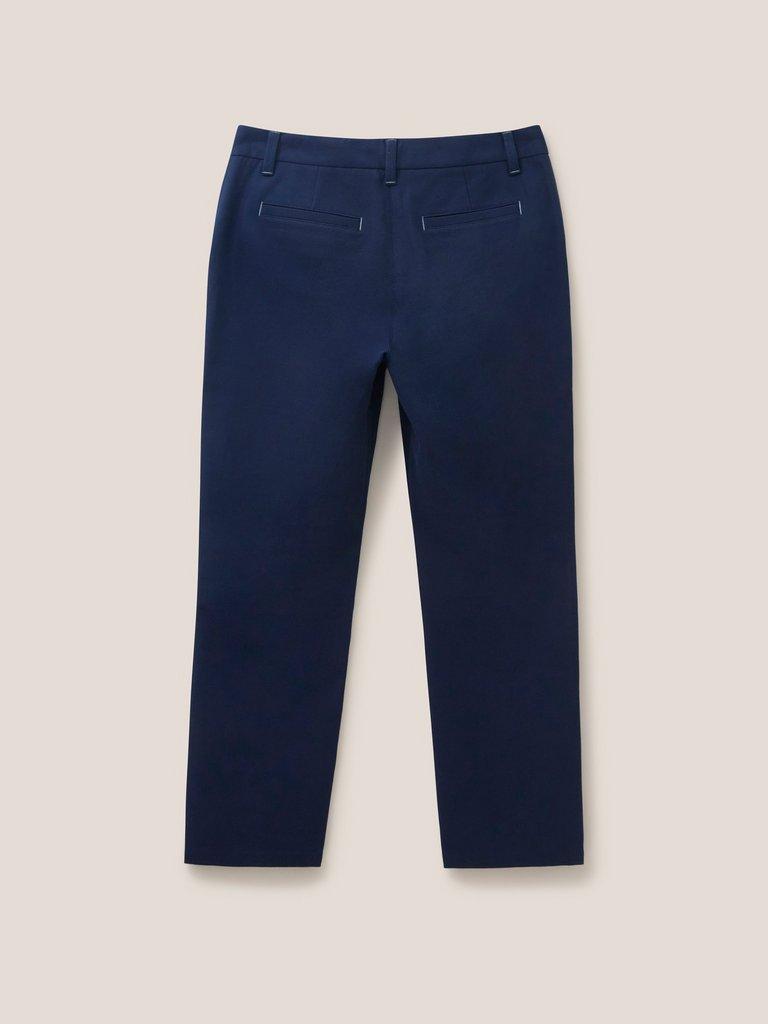 Savannah Stretch Trousers in DARK NAVY - FLAT BACK