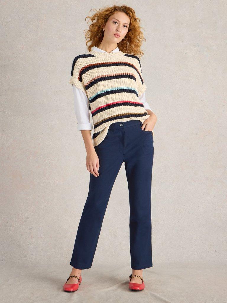 Savannah Stretch Trousers in DARK NAVY